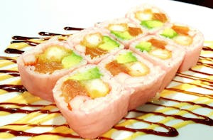 Order Pink Lady Roll food online from Royal Stix Restaurant store, Fayetteville on bringmethat.com
