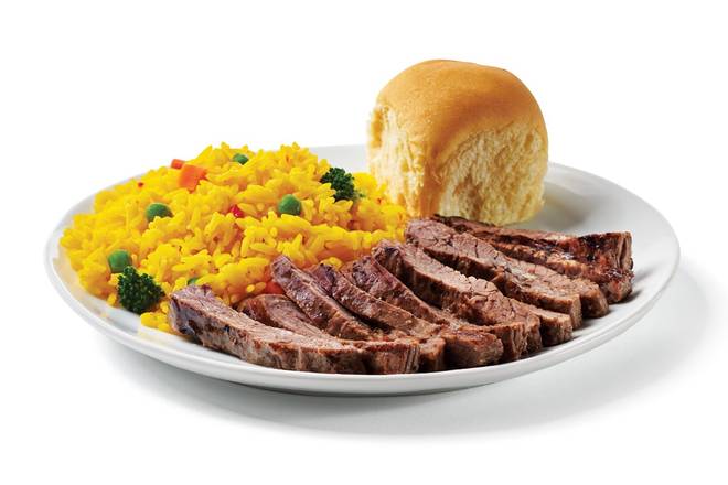 Order Churrasco Steak - With 1 Side food online from Pollo Tropical store, Coral Springs on bringmethat.com