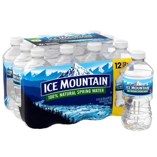 Order Ice Mountain 100% Natural Spring Water Plastic Bottle 12 OZ, 12CT food online from Cvs store, WESTON on bringmethat.com