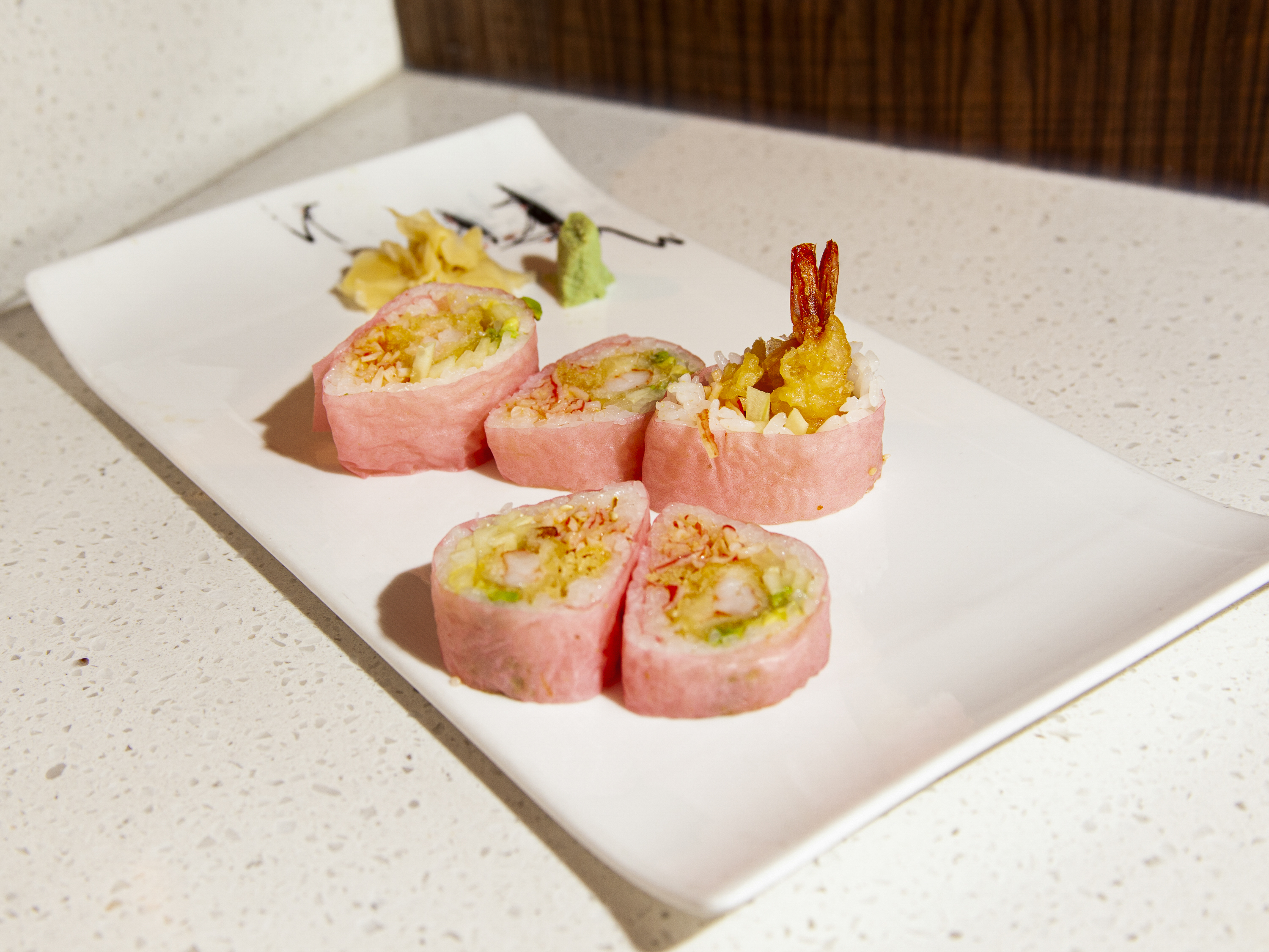 Order Pink Lady Roll food online from Kabuki Sushi & Thai store, Ballwin on bringmethat.com