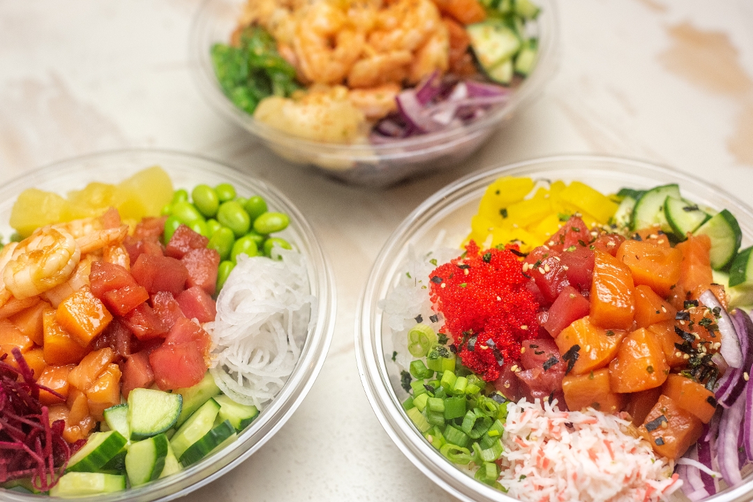 Order Build Your Own Poké Bowl (LARGE) food online from Poke Poké store, Chicago on bringmethat.com