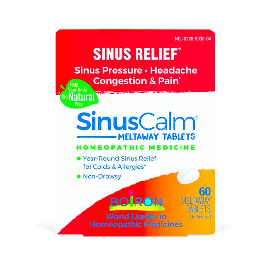 Order Boiron SinusCalm Tablets (60 ct) food online from Rite Aid store, BUTLER on bringmethat.com