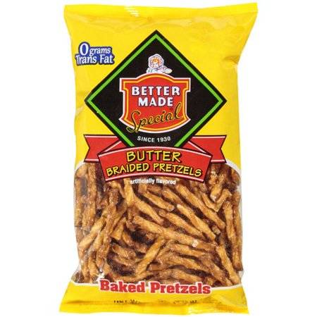 Order Better Made Butter Braided Baked Pretzels food online from Exxon Food Mart store, Port Huron on bringmethat.com