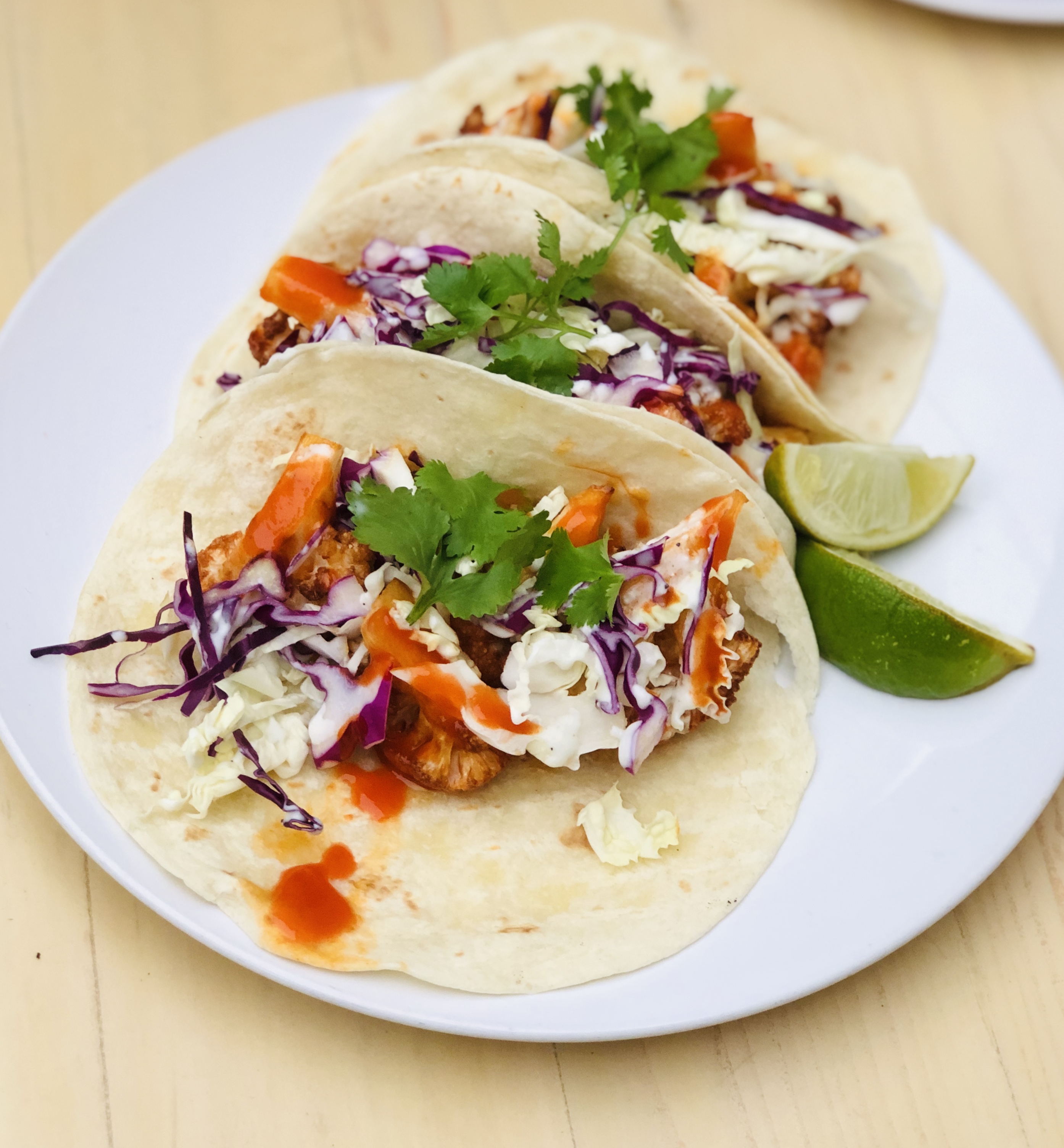 Order Buffalo Cauliflower Tacos  food online from The Cliff store, Jersey City on bringmethat.com