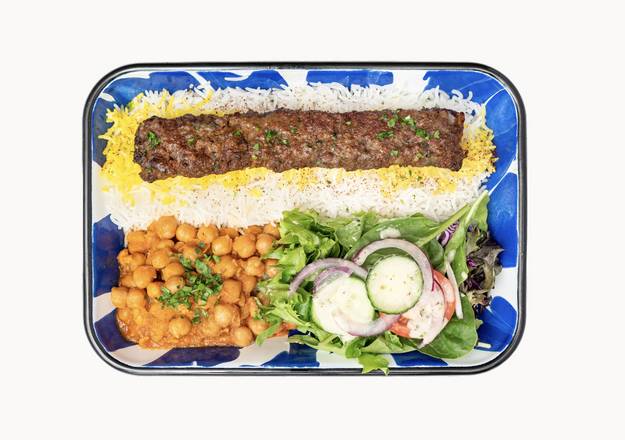 Order 7. Beef Kubideh Platter food online from Sheesh Grill store, Sully on bringmethat.com