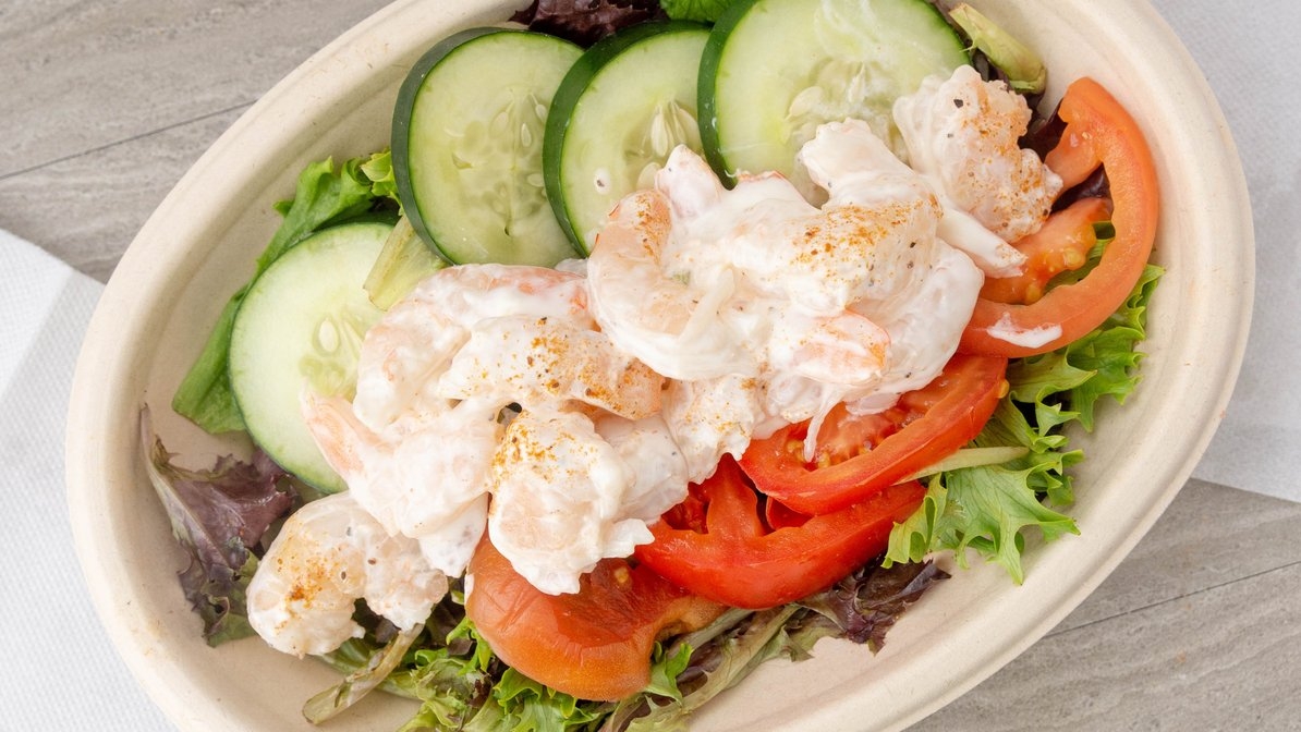 Order Shrimp Salad food online from Mason Famous Lobster Rolls store, Washington on bringmethat.com