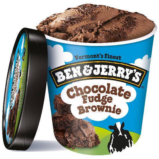Order Ben and Jerry's Chocolate Fudge Brownie food online from The Ice Cream Shop Menu Info store, Flagstaff on bringmethat.com