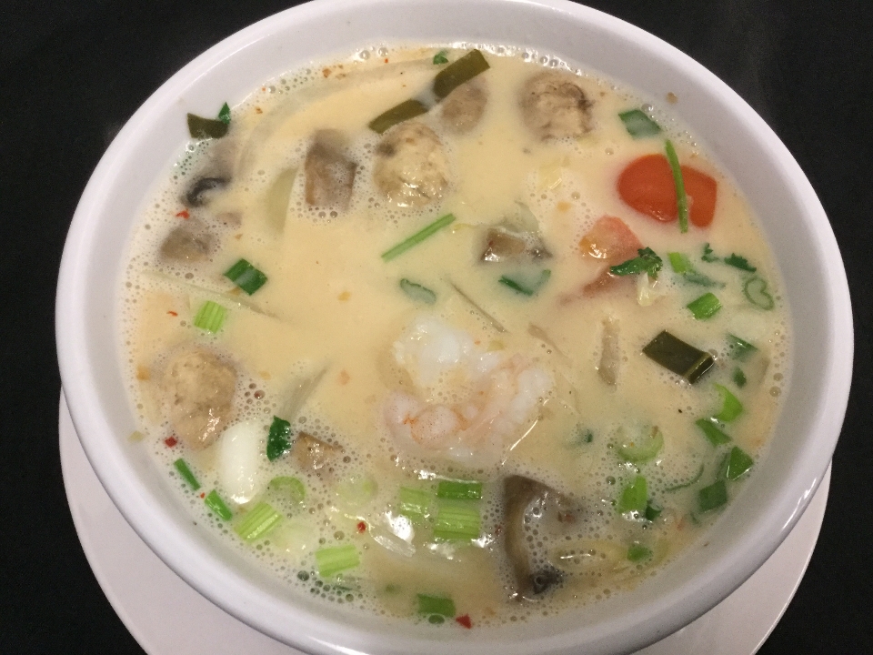 Order Tom Kha food online from Khao Hom Thai & Pho store, Billerica on bringmethat.com