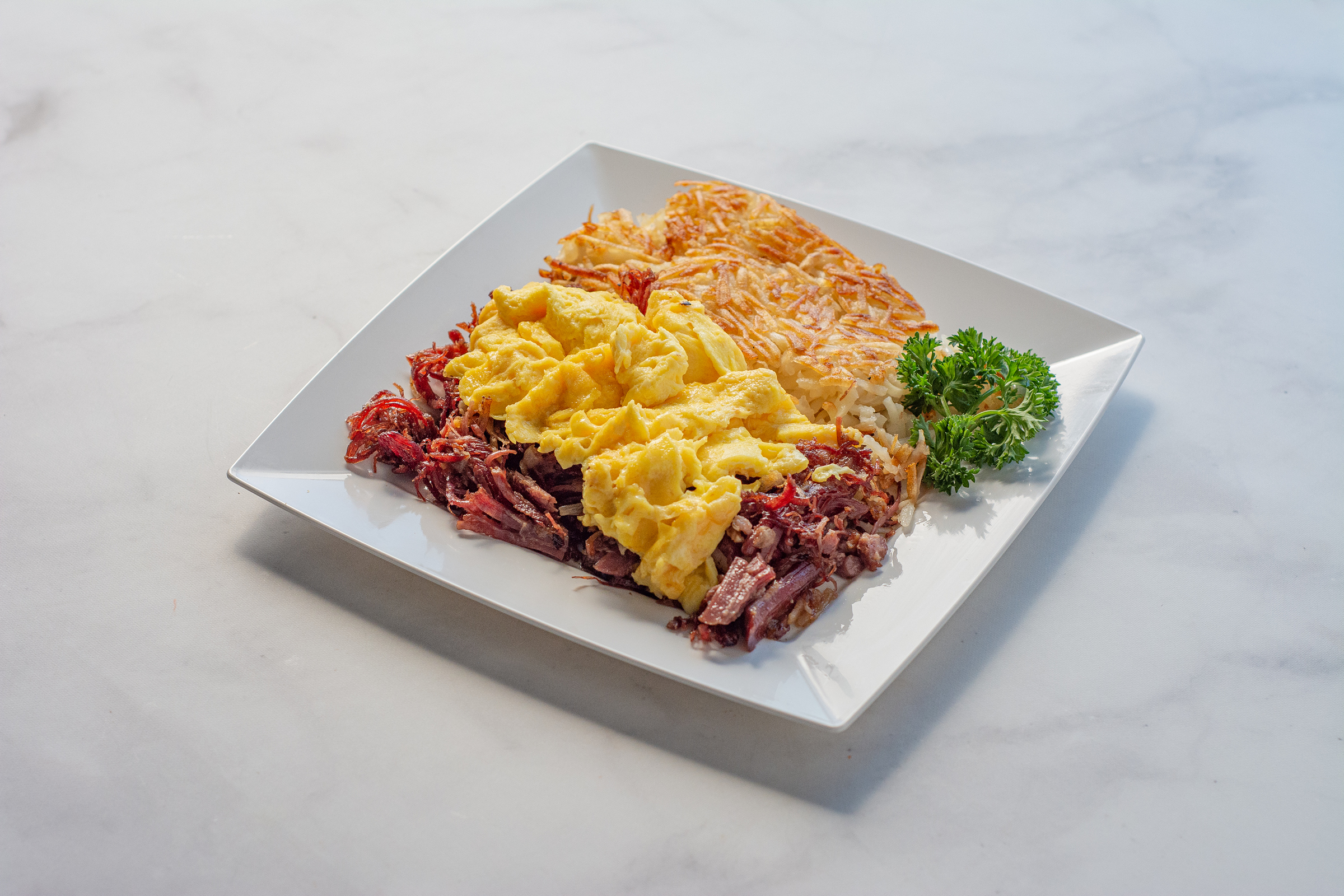 Order Housemade Corned Beef Hash food online from Toast store, San Francisco on bringmethat.com