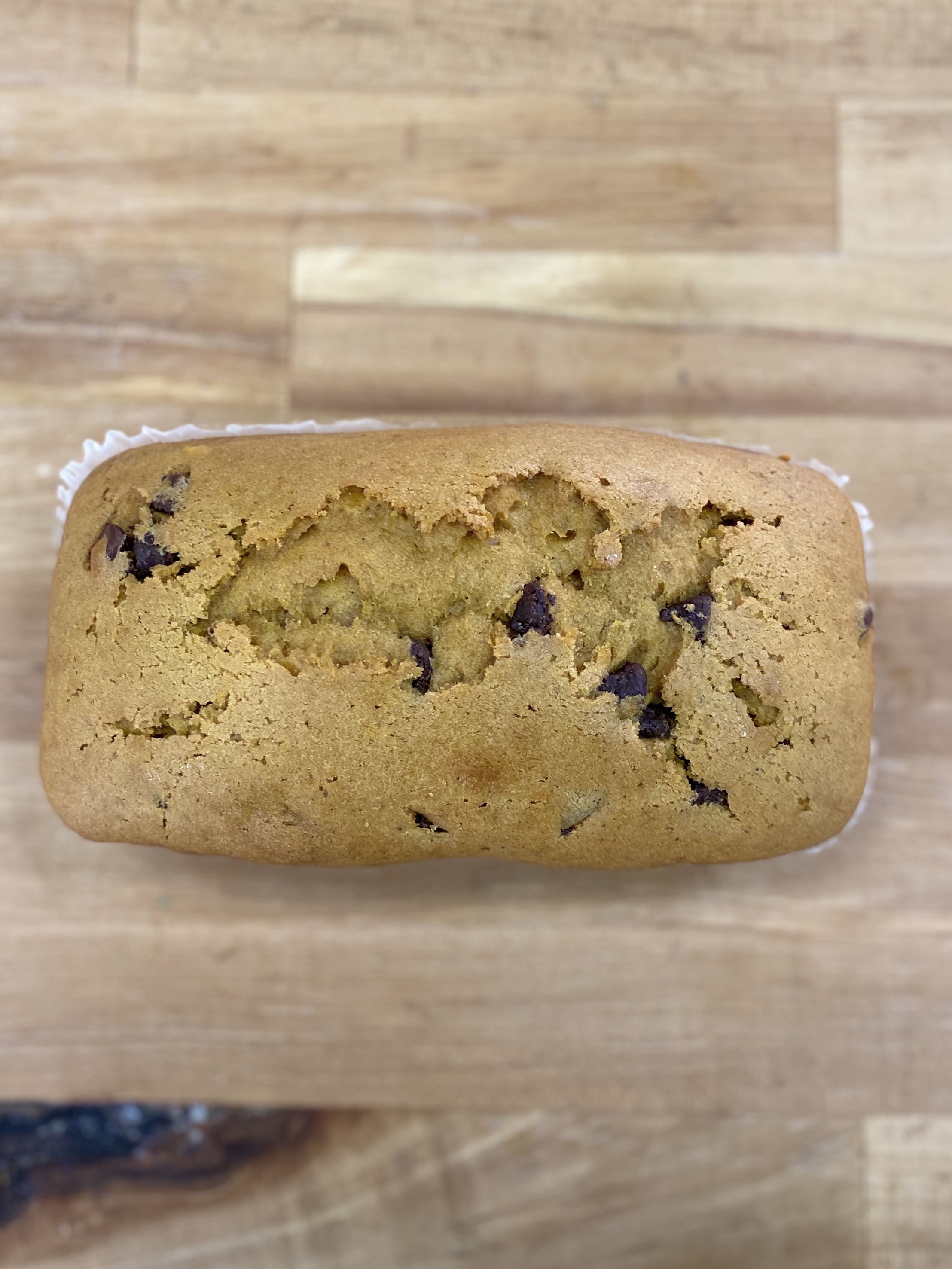 Order Pumpkin Chocolate Chip Cake Bread food online from Great Harvest Bread Co store, Murray on bringmethat.com