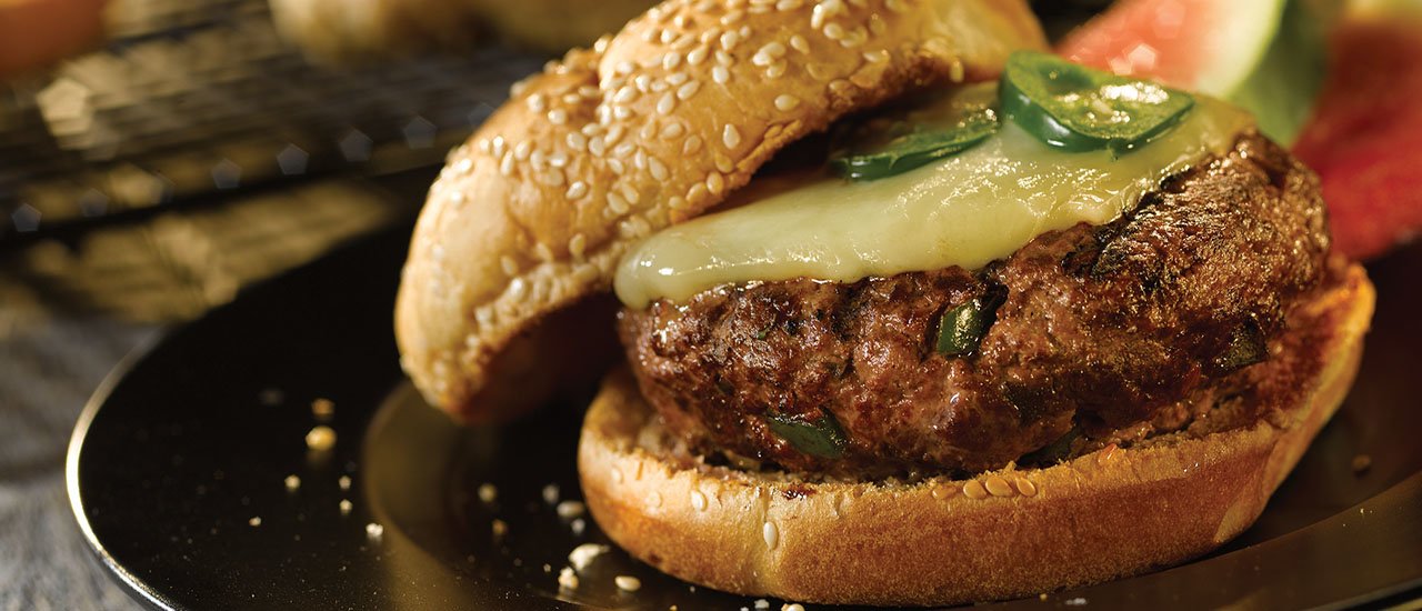 Order Jalapeno Burger food online from Salerno Pizzeria & R.Bar store, Western Springs on bringmethat.com
