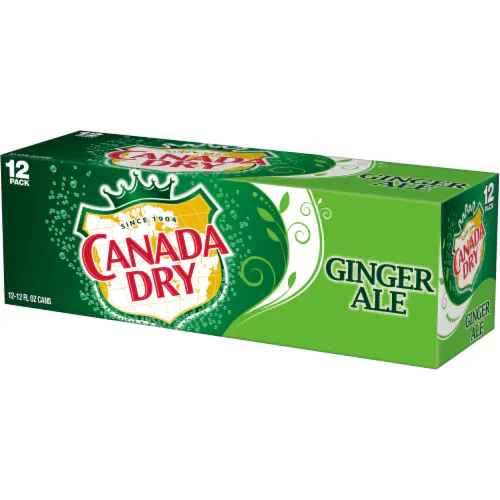 Order 12 pk ginger ale cans food online from The Ice Cream Shop store, Providence on bringmethat.com