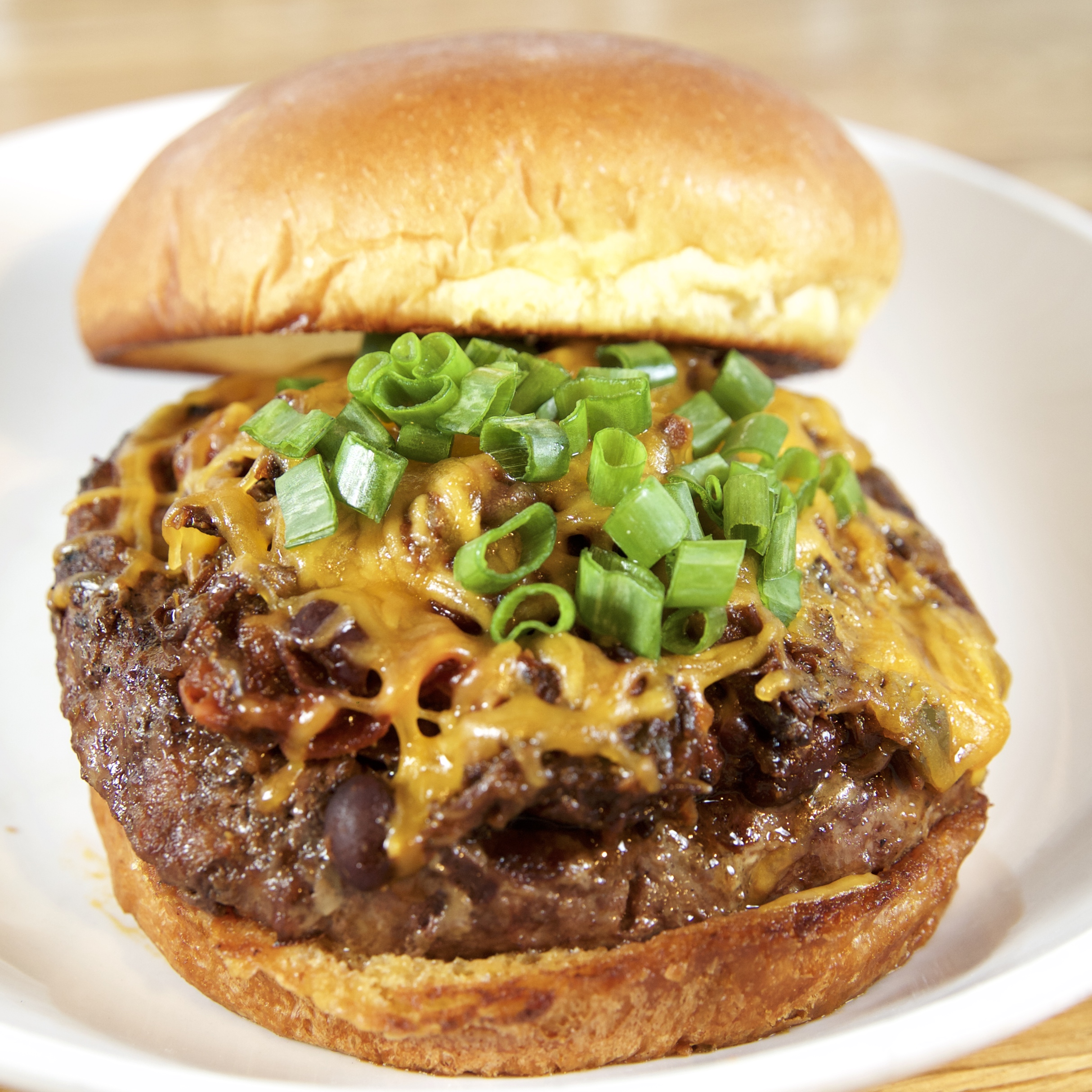 Order What the Chili is That Burger food online from Soco Burgers store, Fullerton on bringmethat.com
