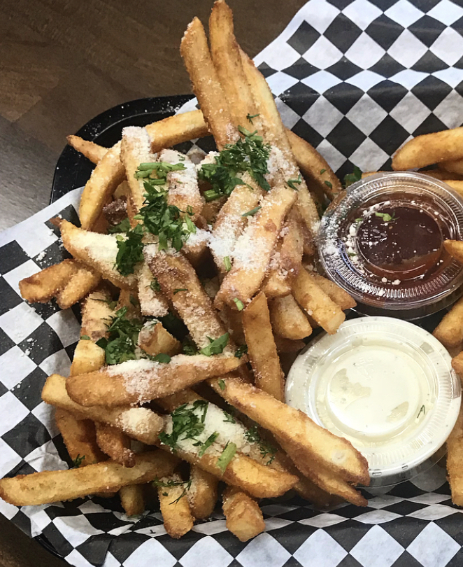 Order TRUFFLED Fries food online from Courtside Caffe store, Los Angeles on bringmethat.com
