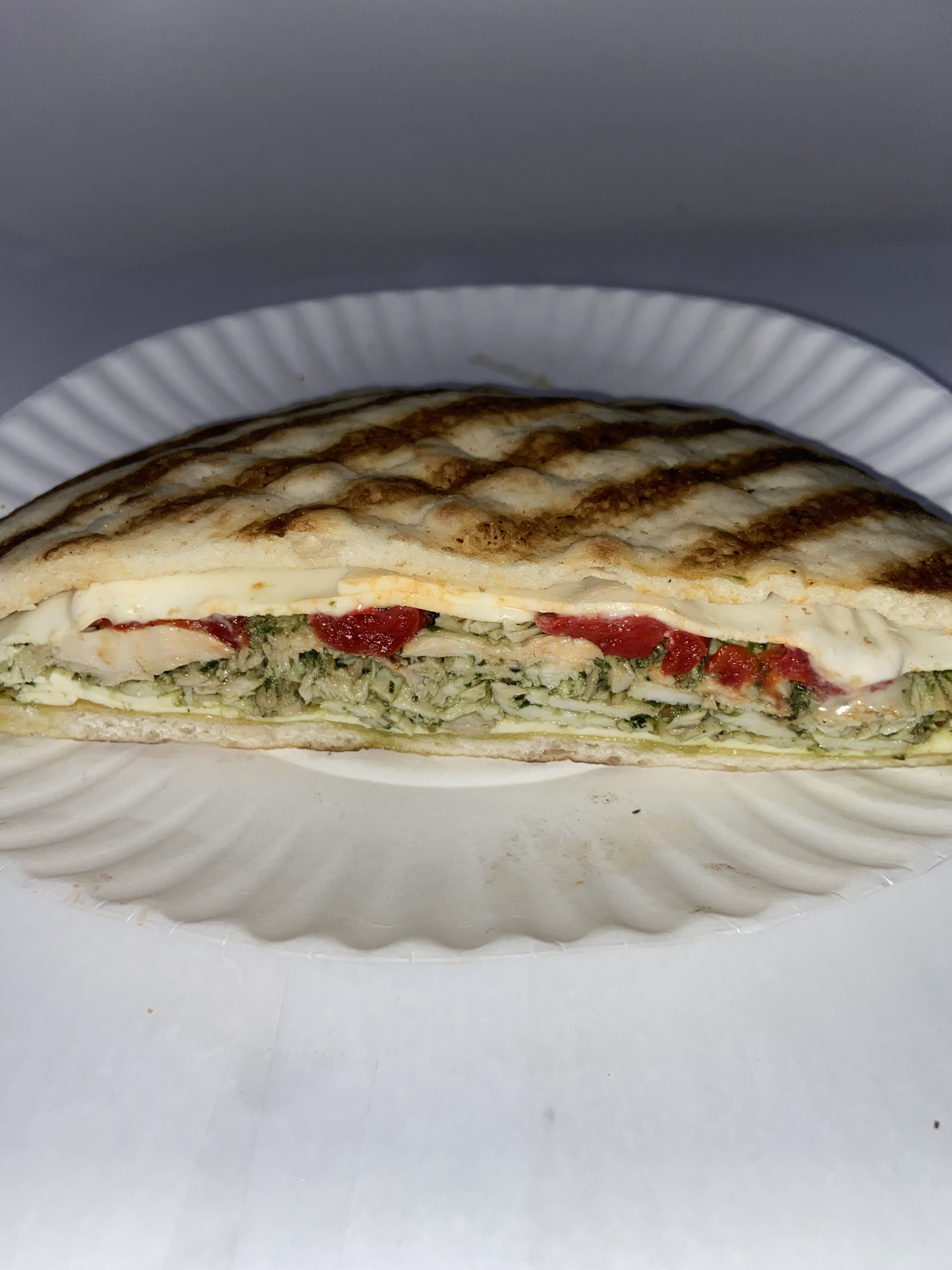 Order PESTO PANINI food online from Wholesome Factory store, New York on bringmethat.com