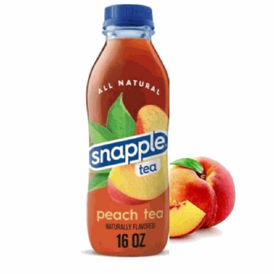 Order Snapple Iced Tea - Peach Tea food online from IV Deli Mart store, Goleta on bringmethat.com