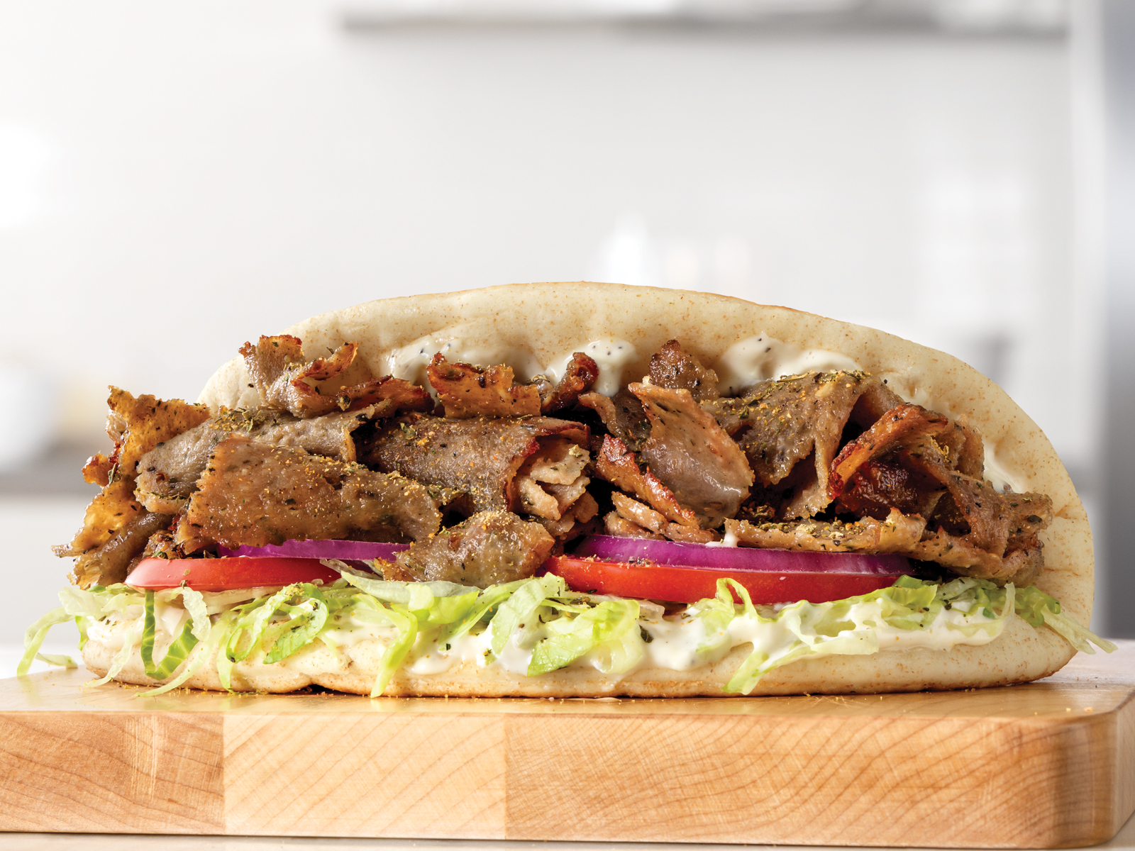 Order Greek Gyro Sandwich food online from Arby store, Naperville on bringmethat.com