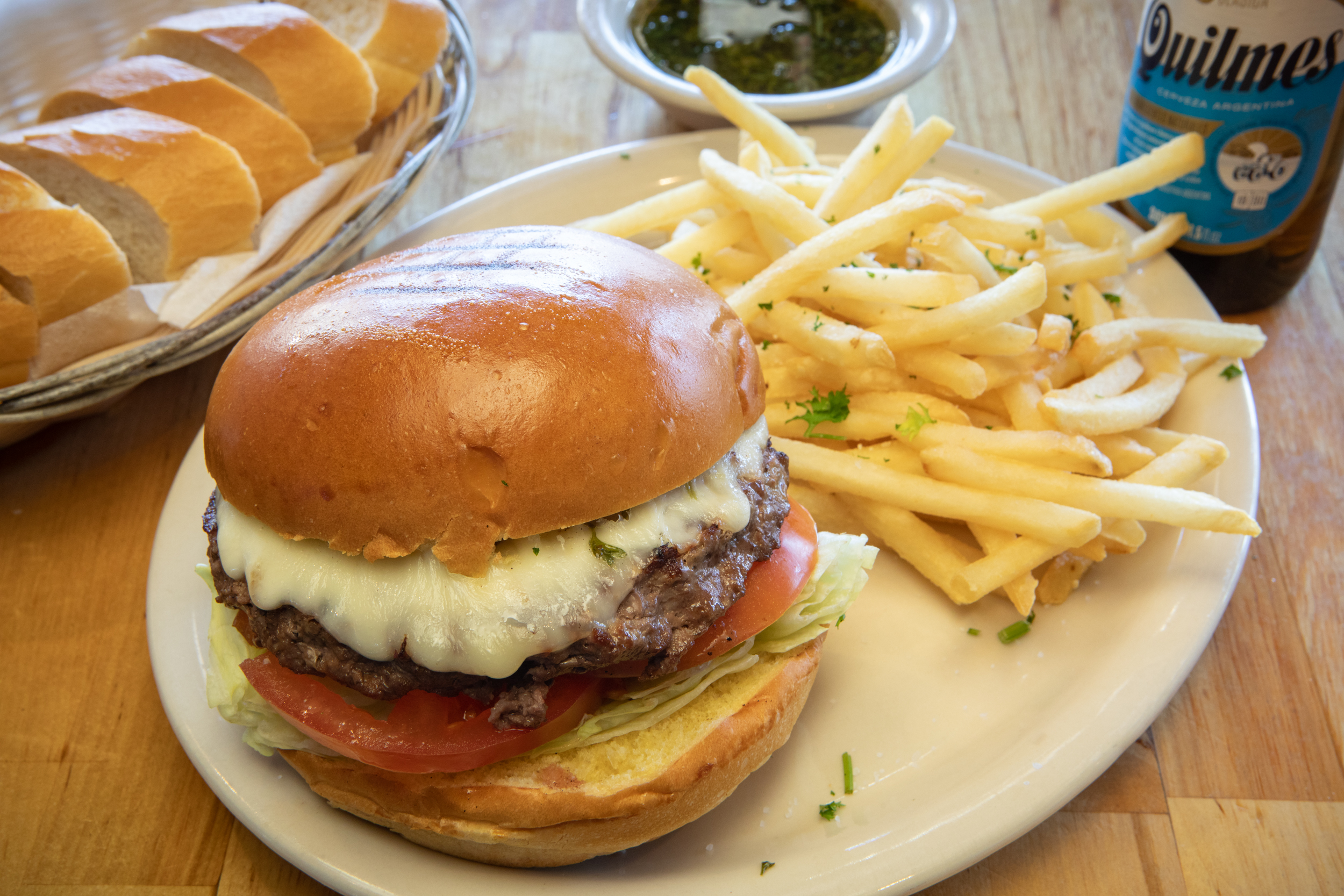 Order Hamburger food online from Lalas Argentine Grill store, Los Angeles on bringmethat.com