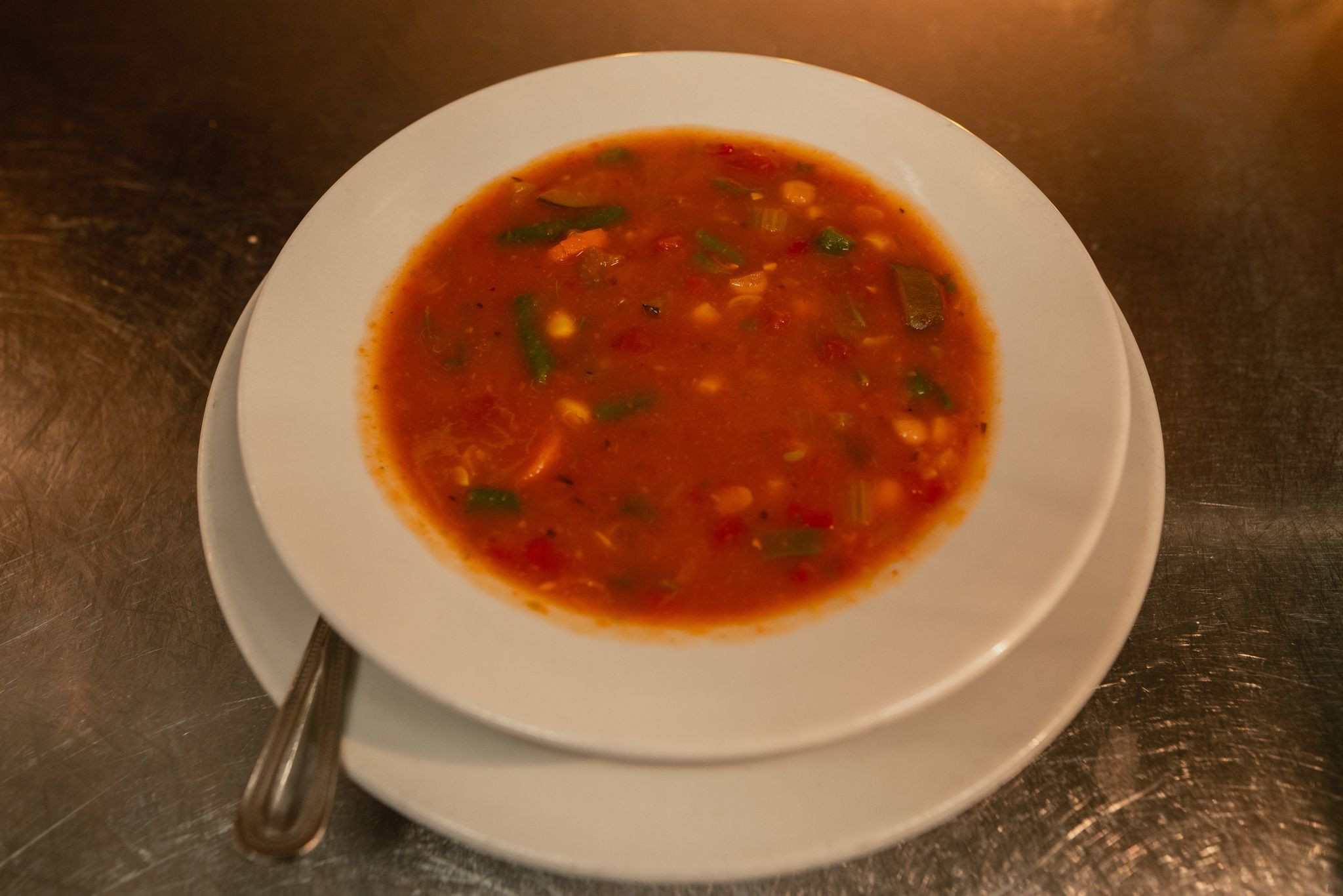 Order Bowl of Gluten Free Vegetable Soup food online from Jaker Bar & Grill store, Pocatello on bringmethat.com