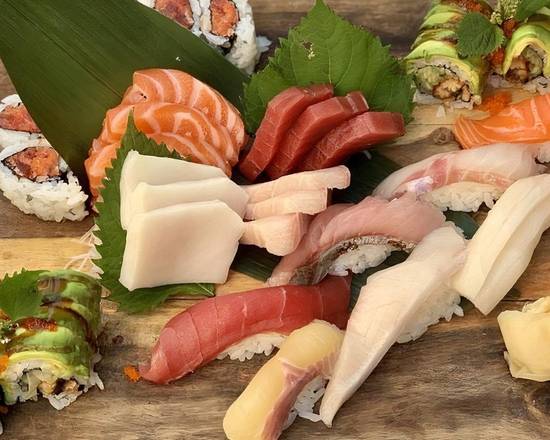 Order Sushi Sashimi for 2. food online from Honshu Sushi & Noodles Lounge store, Jersey City on bringmethat.com