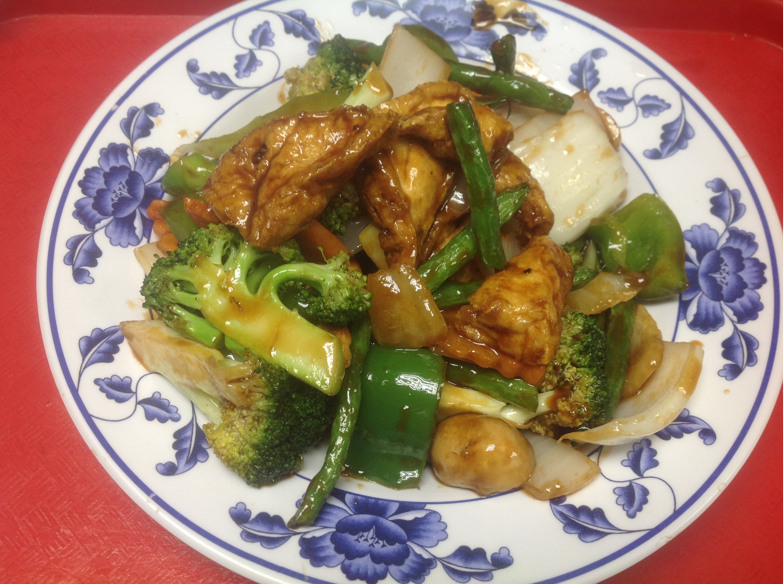 Order 61. Mixed Vegetables with Bean Curd food online from Woodside Kitchen store, Elmhurst on bringmethat.com