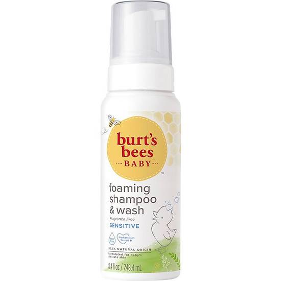 Order Burt's Bees™ 8.4 fl.oz. Baby Foaming Shampoo and Wash food online from Buybuy Baby store, Franklin on bringmethat.com