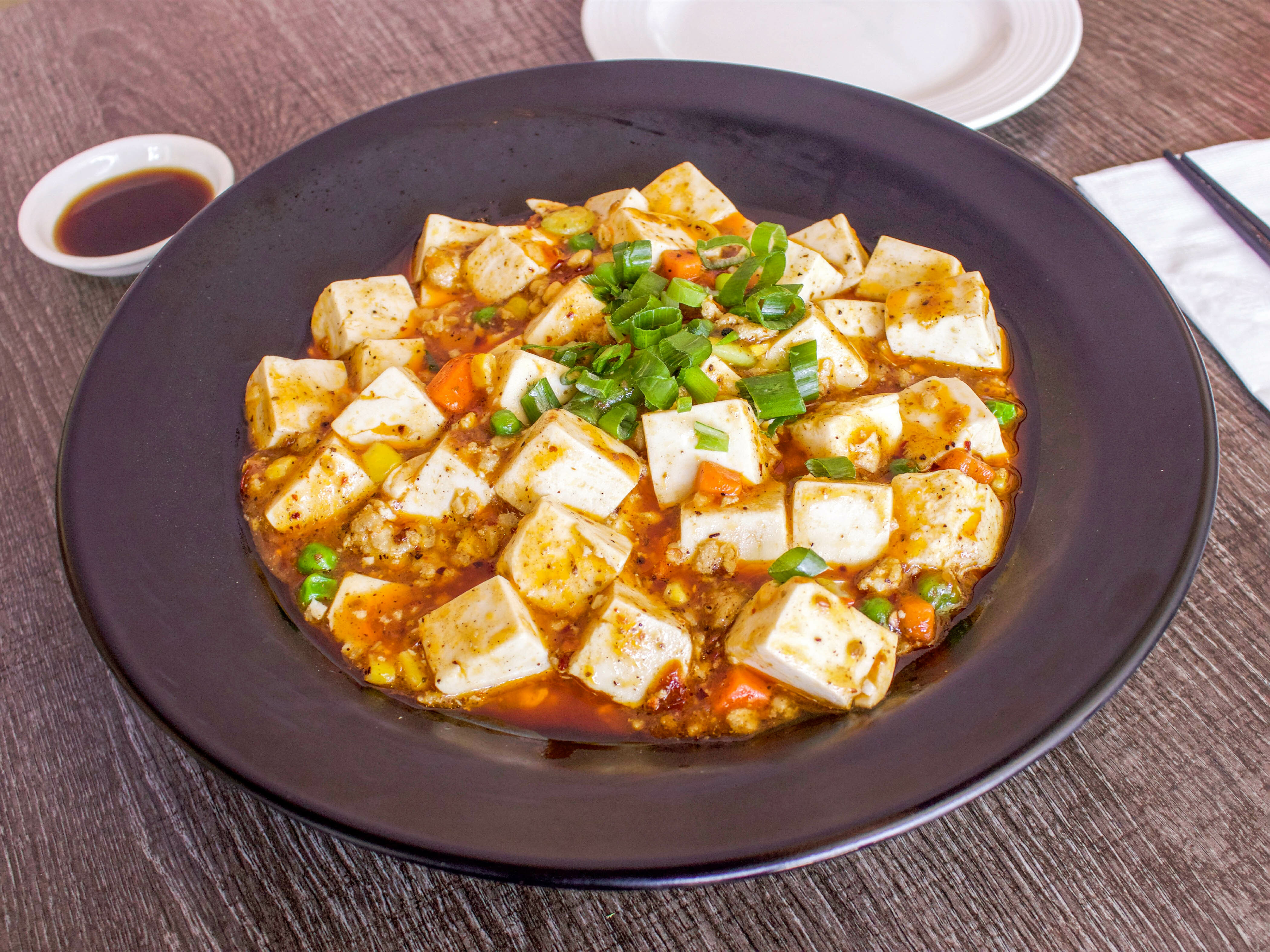 Order Mapo Tofu with Pork 麻婆豆腐 food online from Dumpling Park store, San Francisco on bringmethat.com