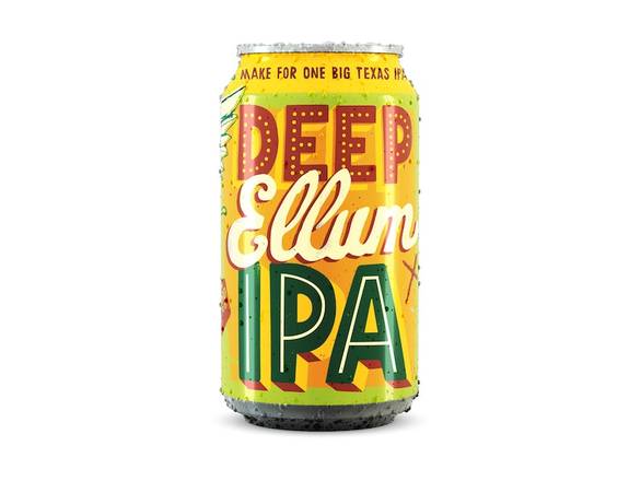 Order Deep Ellum Brewing Co. Deep Ellum IPA - 6x 12oz Cans food online from Goody Goody Liquor store, Dallas on bringmethat.com