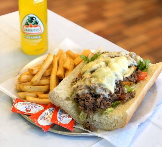Order **CHEESE STEAK** food online from Bajas Taqueria store, Providence on bringmethat.com