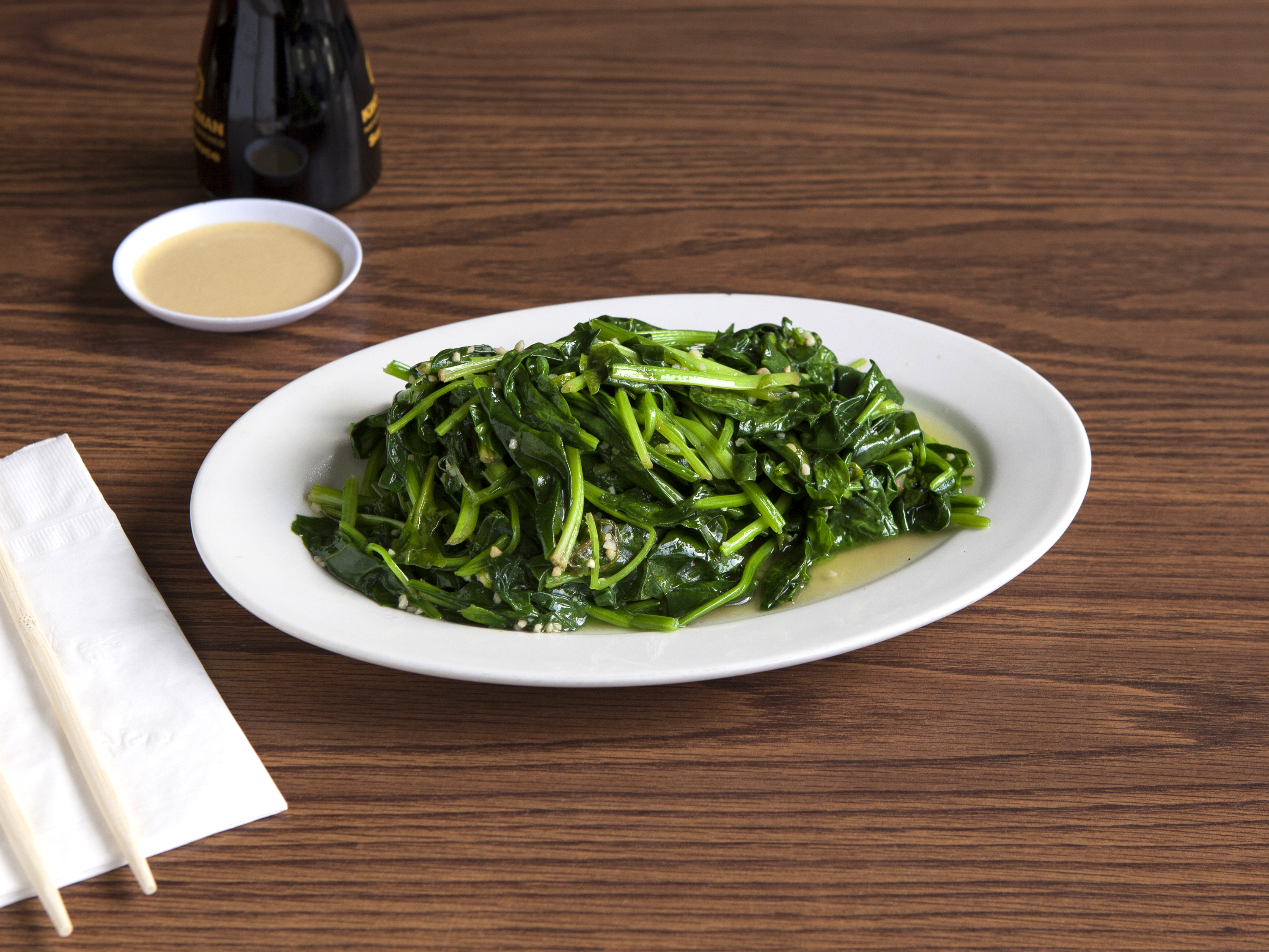 Order Sauteed Spinach food online from Kim's Restaurant store, Los Angeles on bringmethat.com