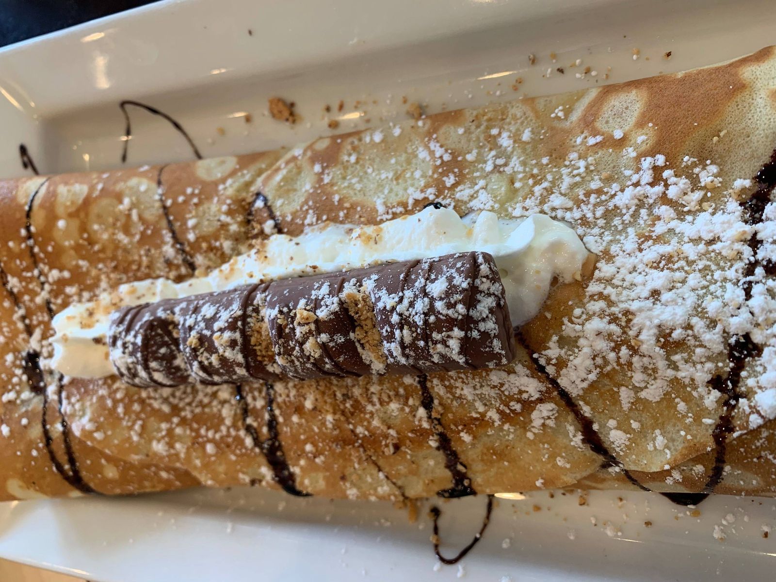 Order Kinder Bueno Crepe food online from Madison Cafe & Grill store, Creskill on bringmethat.com
