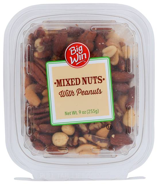 Order Big Win Mixed Nuts with Peanuts (9 oz) food online from Rite Aid store, Eugene on bringmethat.com