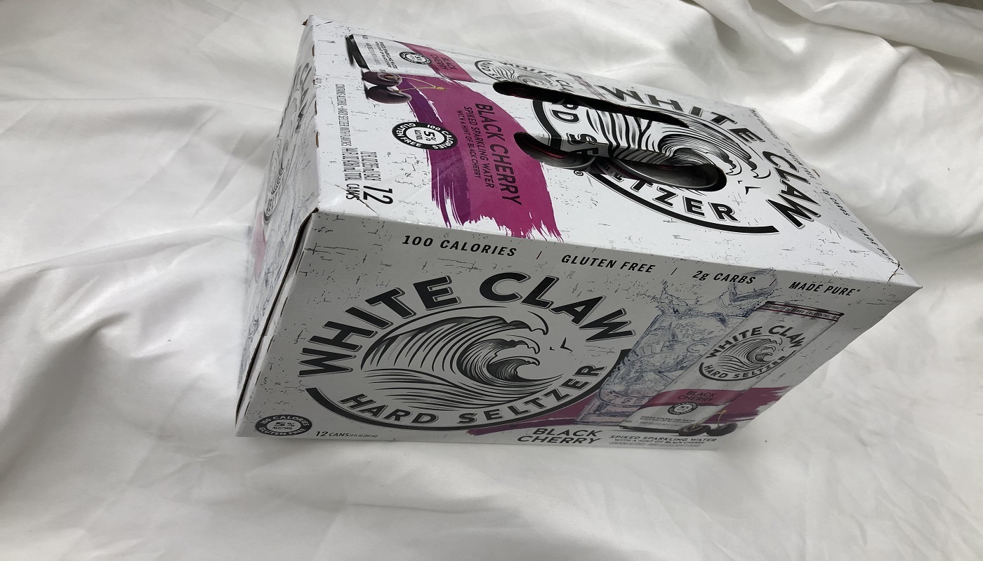 Order White Claw Hard Seltzer Black Cherry 12 Pack 12 oz. Cans food online from Village Wine & Spirits store, Ventura on bringmethat.com