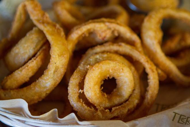 Order Beer Battered Onion Rings food online from White Eagle Saloon store, Portland on bringmethat.com