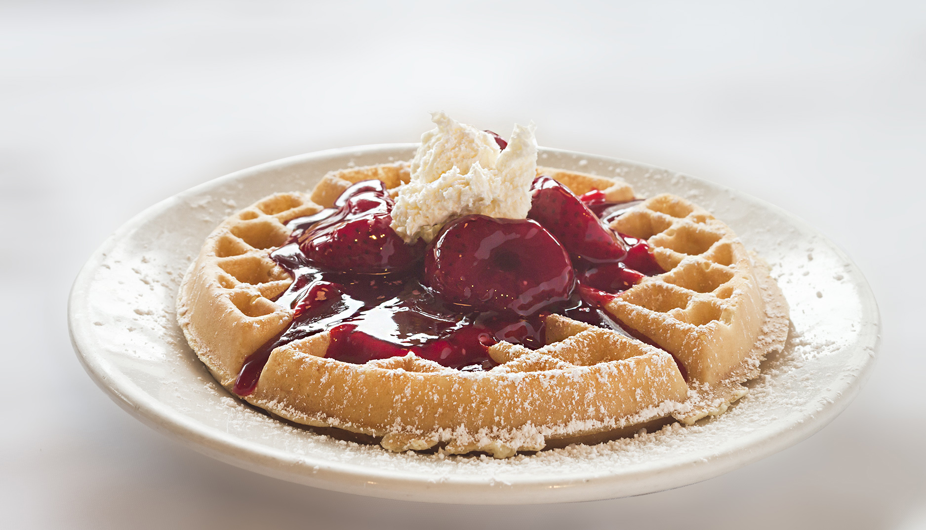 Order Waffle with Fruit food online from Golden Apple Restaurant store, Chicago on bringmethat.com