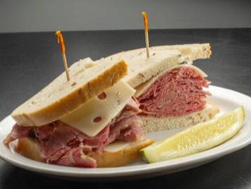 Order Corned Beef Sandwich food online from Goldie's Deli and Restaurant store, Strongsville on bringmethat.com