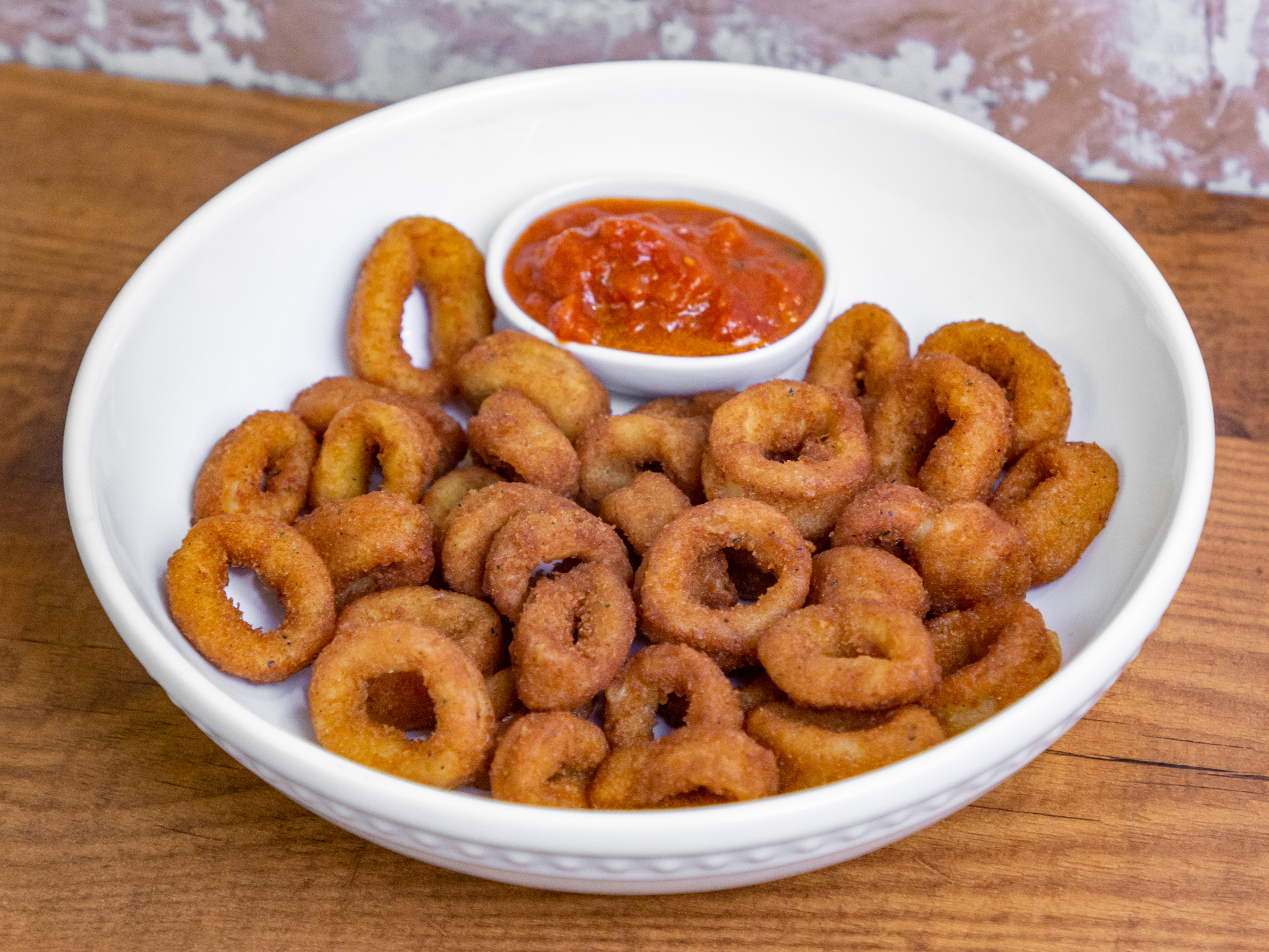 Order Fried Calamari & Fries food online from Jeb Pizza store, Troy on bringmethat.com
