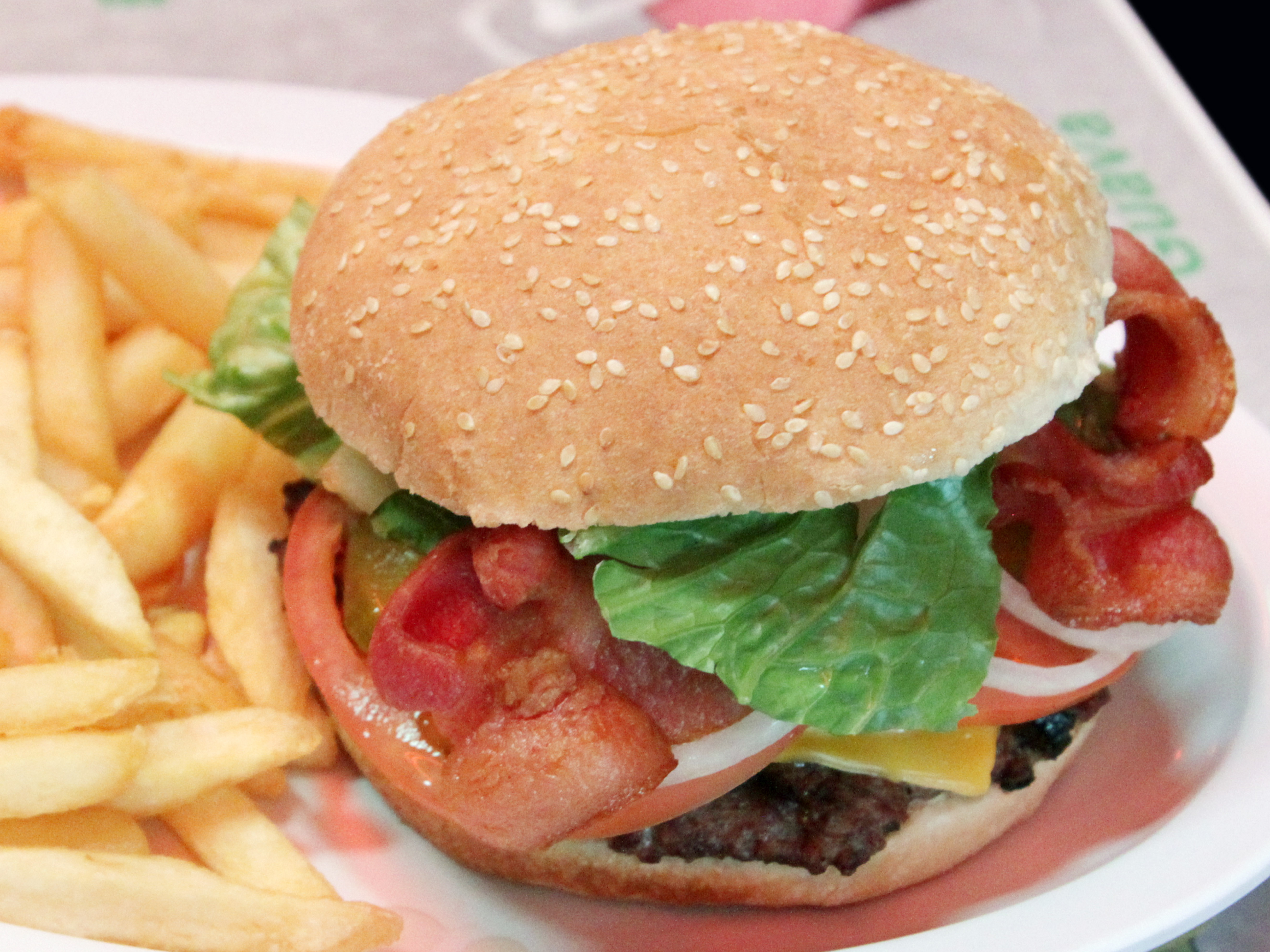 Order Bacon Cheeseburger lux food online from Taste of italy store, Corona on bringmethat.com