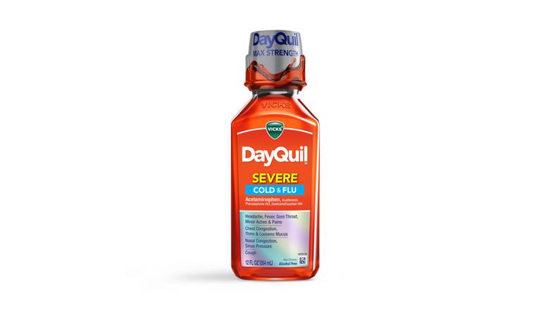 Order DayQuil SEVERE VapoCOOL Daytime Cough Cold and Flu relief food online from Route 7 Food Mart store, Norwalk on bringmethat.com