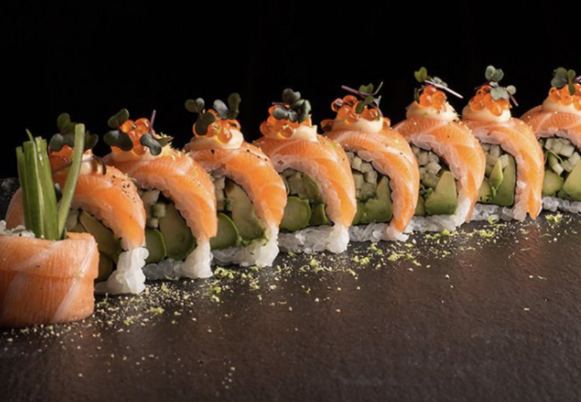 Order Hollywood Roll food online from Abi sushi store, Astoria on bringmethat.com