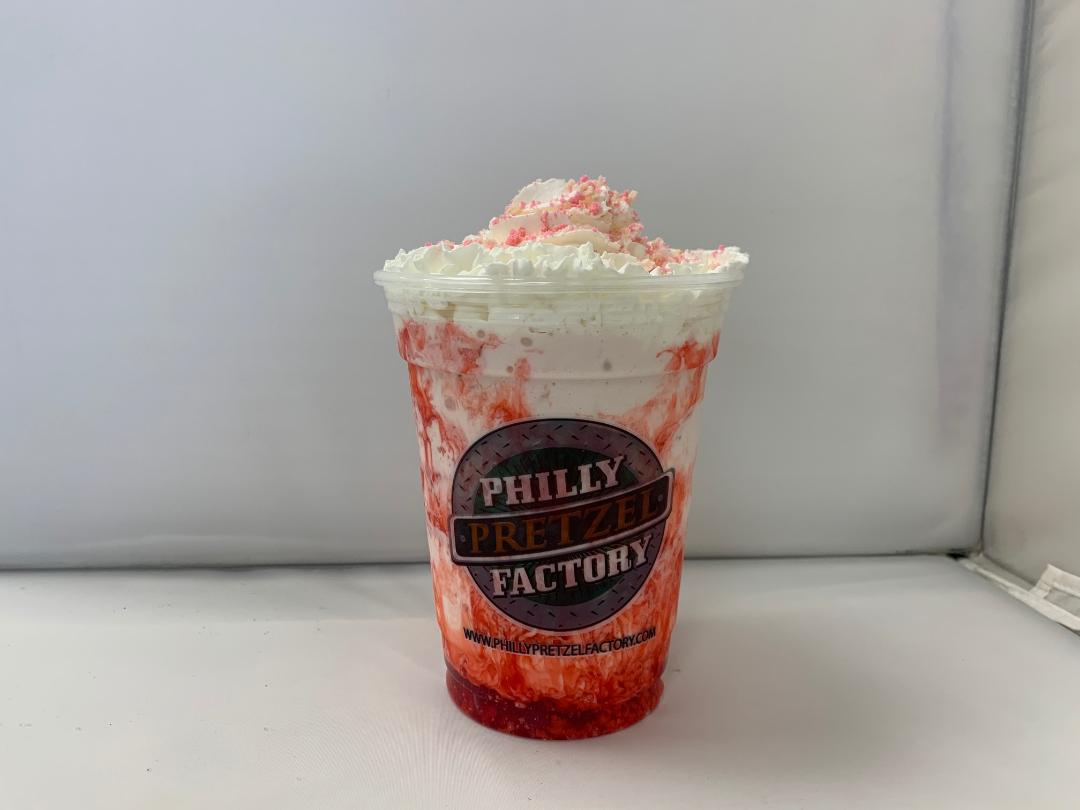 Order Cherry Vanilla Milkshakes, served in a foam cup for Freshness food online from Philly Pretzel Factory store, Mt Ephraim on bringmethat.com