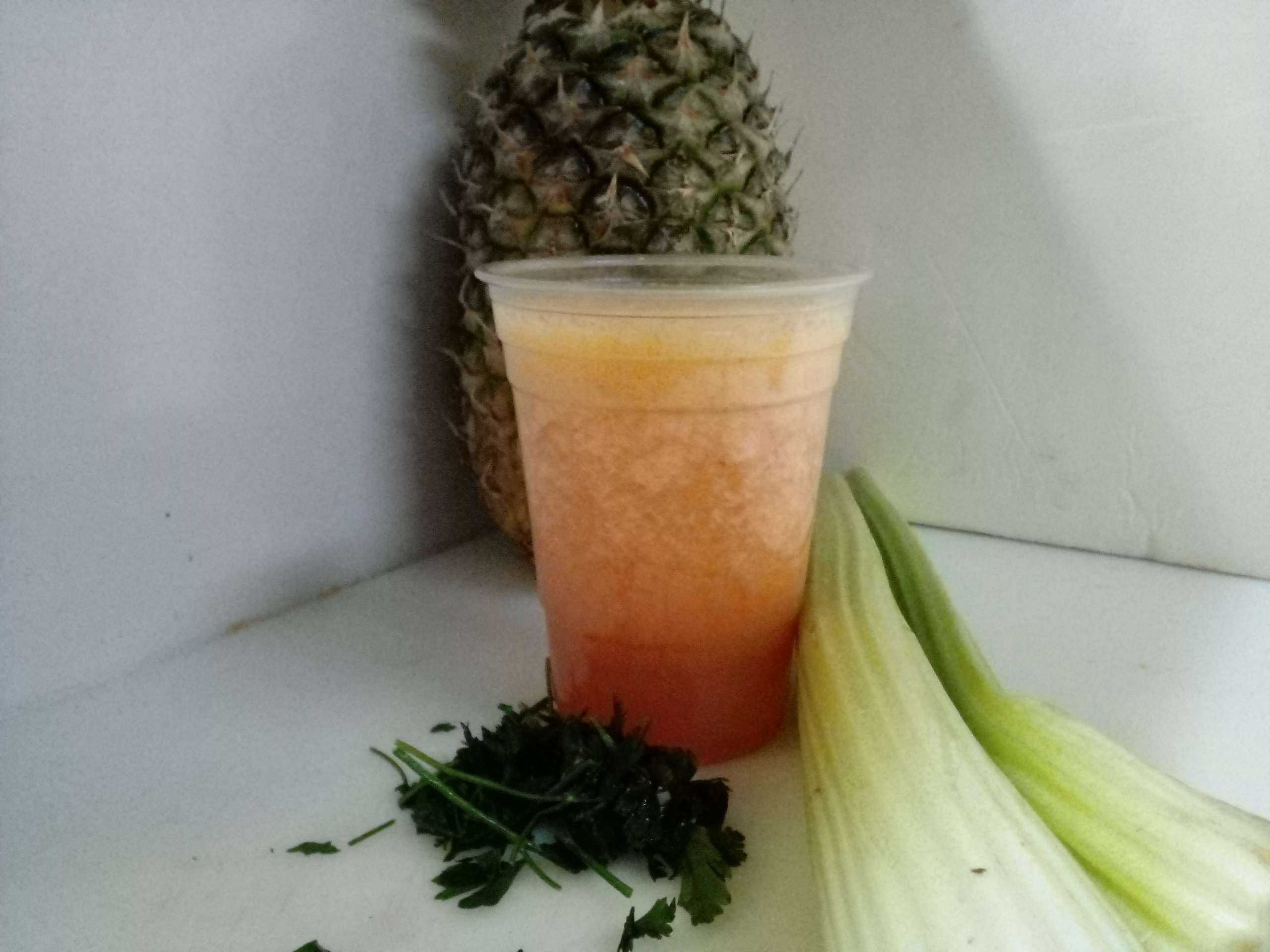 Order #28 Pineapple, Celery and Parsley food online from El Papayon store, Ontario on bringmethat.com
