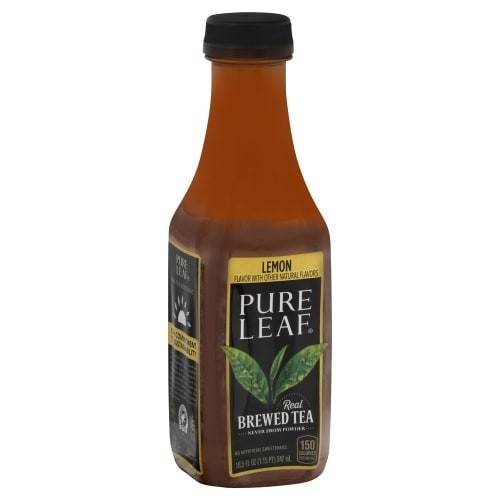Order Pure Leaf · Lemon Brewed Tea (18.5 fl oz) food online from Mesa Liquor store, Mesa on bringmethat.com