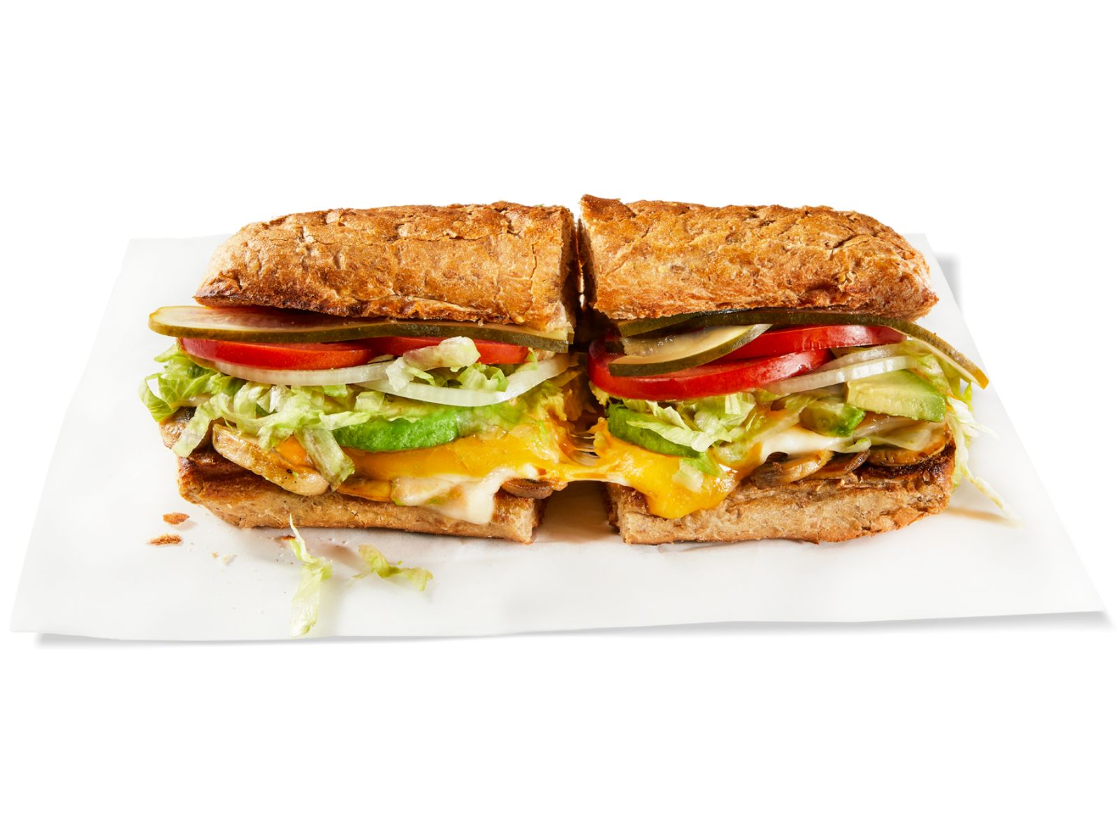 Order Veggie Melt Sandwich food online from Potbelly store, New York on bringmethat.com