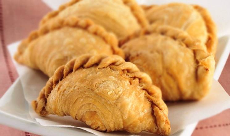Order C) Veggie Curry Puff (V) food online from Thai by Thai - Sterling store, Sterling on bringmethat.com