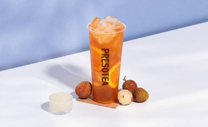 Order Lychee Fruit Tea food online from Presotea store, Commerce Charter Township on bringmethat.com