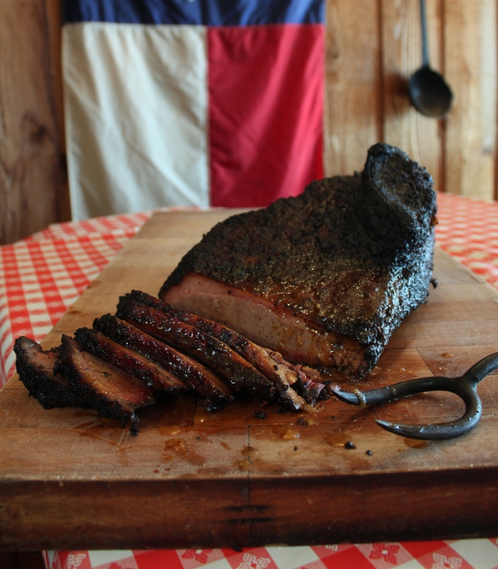 Order Sliced Brisket By The LB - 3rd Party food online from Cousin Barbq store, Crowley on bringmethat.com