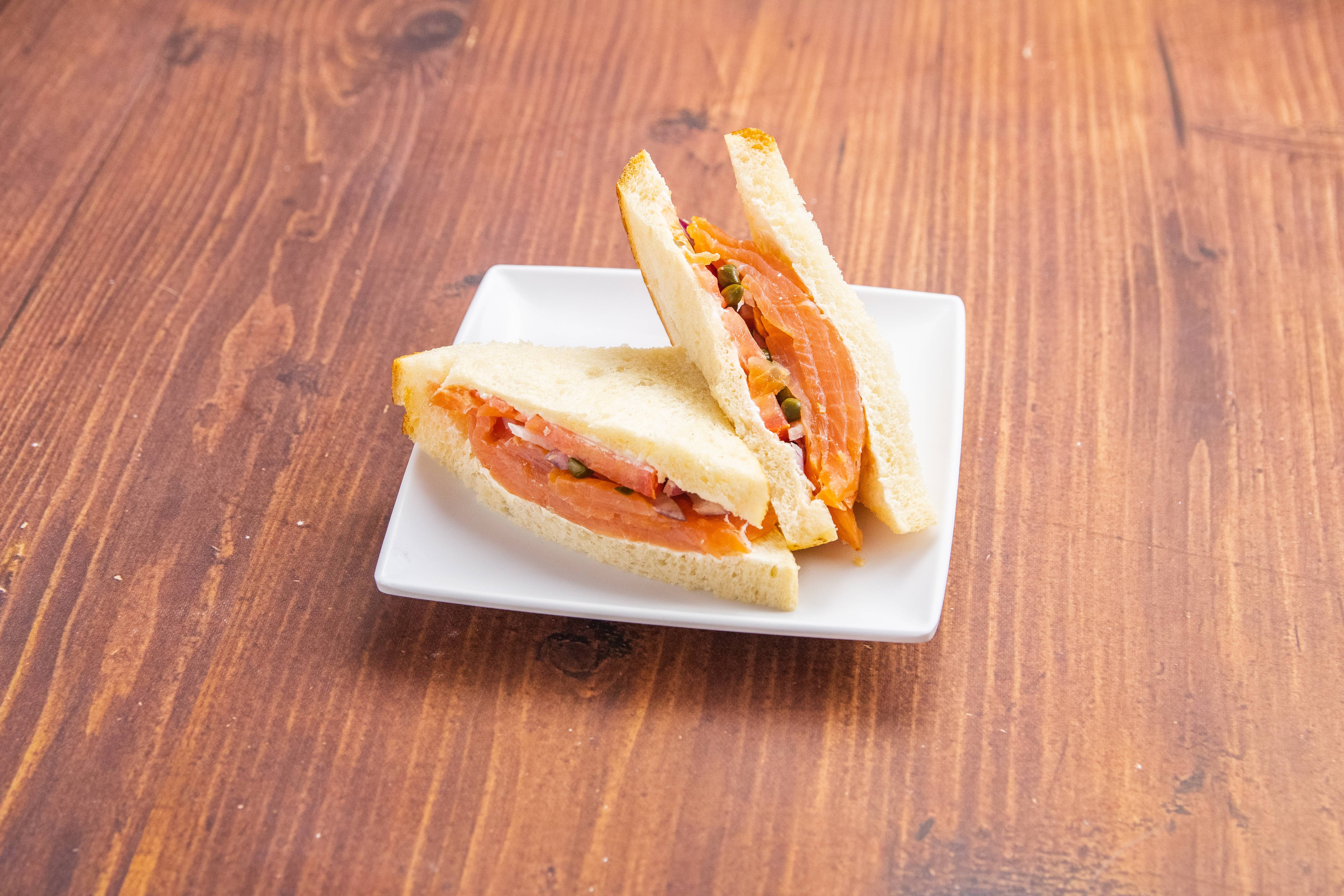 Order Wild Alaska Salmon Sandwich food online from Lovebirds Cafe & Bakery store, Alhambra on bringmethat.com