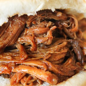 Order Pulled Pork Sandwich food online from Big Smoke Barbecue store, Hays on bringmethat.com