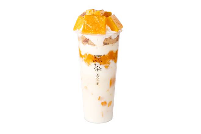 Order Super Mango Parfait 任性芒果杯 food online from Moge Tee store, Amherst on bringmethat.com
